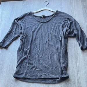 Laila Jayde Charcoal Long Sleeve Top